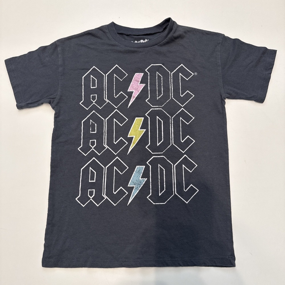 AC/DC Grey Short Sleeve T-Shirt Size - Extra Small / XS